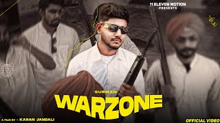 Warzone  Gurman  Takkar  11Eleven Motion  Punjabi Song 2024 [upl. by Oderfodog]