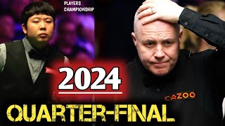 John Higgins vs Zhang Anda Snooker Players Championship 2024 [upl. by Cadal]