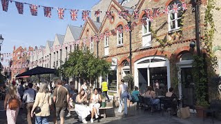 Chelsea Cafes and Shops Pavilion Road  Elegant Homes Cadogan Gardens London [upl. by Hannasus]