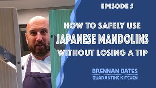 Quarantine Kitchen Episode 5  How to Use a Japanese Mandolin by Benriner [upl. by Dorrej412]