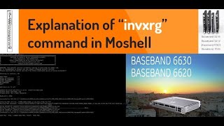 Explanation of quotinvxrgquot command in Moshell for Ericsson Baseband 521252166620amp6630 of 2G3G4G5G [upl. by Ecirtnahs]