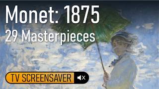 Monet 1875  Art TV Screensaver [upl. by Skelton]