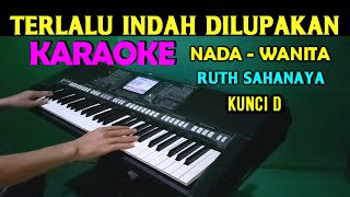 ANDAIKAN KAU DATANG KEMBALI  KARAOKE Nada Wanita HD [upl. by Elwood798]