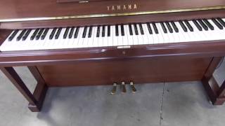 Yamaha U1 Disklavier Satin Walnut [upl. by Lou]