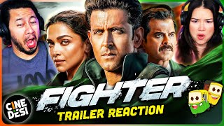 FIGHTER Trailer Reaction  Hrithik Roshan  Deepika Padukone  Anil Kapoor  Siddharth Anand [upl. by Morgana]