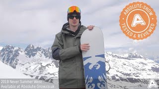 2018  2019  Never Summer West Snowboard  Video Review [upl. by Emmalee369]