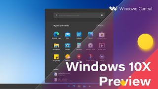 First Look Windows 10X Preview [upl. by Yemrots]