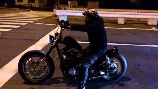 CUSTOM MOTORCYCLE CHOPPER YAMAHA XJ650 ﾁｮｯﾊﾟｰ 紅蓮 [upl. by Llerrud]