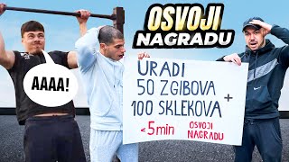 Uradi 50 zgibova i 100 sklekova i osvoji nagradu U KNEZU [upl. by Carol-Jean]