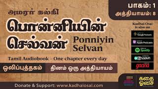 Ponniyin Selvan 1  Chapter 8  பொன்னியின் செல்வன் ஒலிப்புத்தகம்  Tamil Audiobook [upl. by Buchheim]