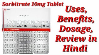 Sorbitrate 10mg Tablet  Isosorbide Dinitrate Tablet  Sorbitrate 10mg Tablet Uses Benefits Dosage [upl. by Siddon]