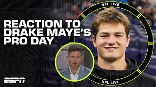 Drake Mayes Pro Day was very encouraging  Dan Orlovsky likes what he sees  NFL Live [upl. by Suzetta126]