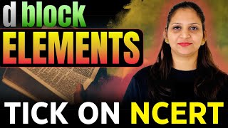 d block elements one shot class 12 chemistry by anjali Sharma [upl. by Sivraj615]