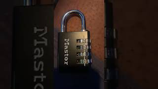 Reset or change the code on combination padlock [upl. by Kcoj1]