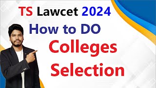 How to do Exercising Web optionsTS Lawcet 2024 [upl. by Hasile130]