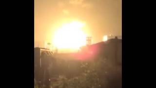 Tianjin Explosion Close View [upl. by Ailin540]