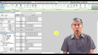 402 Revit exercise a quick look at Revit schedules  BIM Application for Engineers [upl. by Ynaffat]