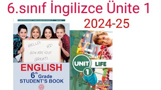 Ortaokul 6sınıf İngilizce 1Ünite unit 1 Life MEB yayınları 202425 [upl. by Airetak]