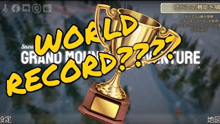 WORLD RECORD tutorial in Grand Mountain Adventure  Snowboard Premiere [upl. by Norrag706]