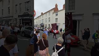 Warwick Folk Festival 2024  Saturday Morris dancers parade [upl. by Ellednahc873]