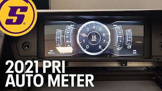 New AutoMeter Invision LCD Dash Displays  PRI Show 2021 [upl. by Nomed124]