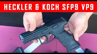 Heckler amp Koch SFP9 VP9 T4E Paintball Pistol Shooting Demo MCS [upl. by Rahab722]