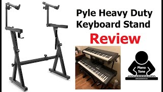 Pyle Heavy Duty Keyboard Stand Review [upl. by Amahcen508]