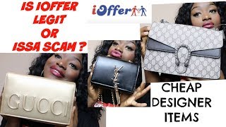 CHEAP DESIGNER ITEMS  IS IOFFER LEGIT OR ISSA SCAM [upl. by Marquet548]