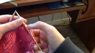 Knitting a starshaped dishcloth [upl. by Hutchinson]