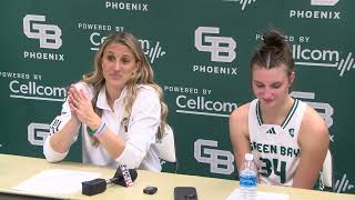 Coach Karius and Maddy Schreiber Presser vs DePaul [upl. by Arturo]