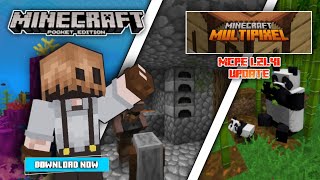 Minecraft PE 12141 Multipixel TexturePack Download and review 😃 Minecraft [upl. by Cacka]