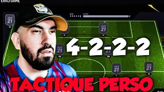 TACTIQUE PERSO 4222  INSTRUCTION SUR FIFA 22 [upl. by Trauner]