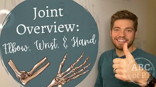 Elbow Wrist amp Hand  Joints and Arthrokinematics [upl. by Nahn]