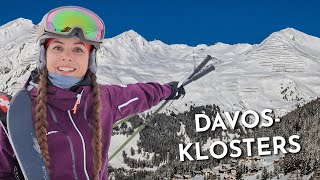 Grandioser Skitag in Davos Klosters Skigebiet mit 300 Pistenkilometern [upl. by Zedecrem202]