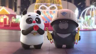 【Bamboo Panda❤️】Introduce Bamboo Choir to U  Chinese Short Animation  熊猫班卜 shorts funny [upl. by Goff]