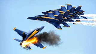 A US Navy Blue Angels Jet CRASHES MidAir Then THIS Happened [upl. by Socem]