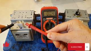 testing microwave magnetrons how to identify good and bad ones [upl. by Eirod]