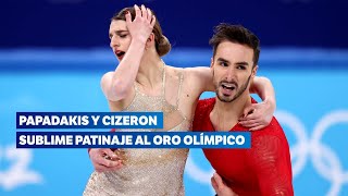 ⛸ Gabriella Papadakis amp Guillaume Cizeron free dance highlights  Figure Skating Beijing 2022 [upl. by Laurent]