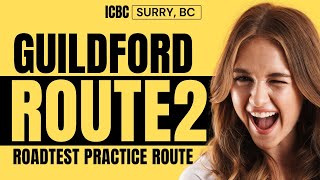 ICBC Surrey Guildford Drivers Test Route Part 2 [upl. by Amby]