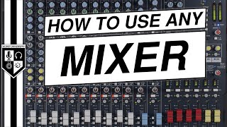 How To Use a Mixer for Live Sound amp Studio Recording [upl. by Lezley]