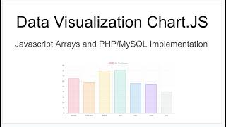 ChartJS with Javascript amp PHP MySQL [upl. by Nihsfa644]