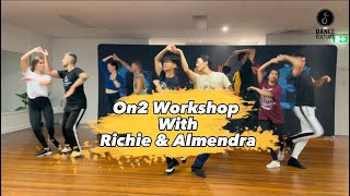 Salsa On2 workshop with Richie amp Almendra in Dance Culture danceculture salsa brisbane dance [upl. by Claudina845]