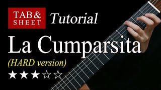 La Cumparsita HARD version  Guitar Lesson  TAB [upl. by Raffaj]