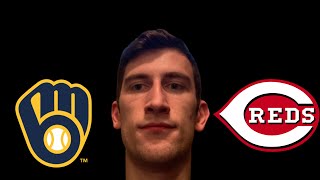 Brewers vs Reds NRFI 41024 Free MLB pick tip and projection [upl. by Simetra]