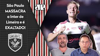 quotO São Paulo MERECE ELOGIOS METEU 5 e DÁ PRA NOTAR quequot GOLEADA na Inter de Limeira é EXALTADA [upl. by Mordecai]