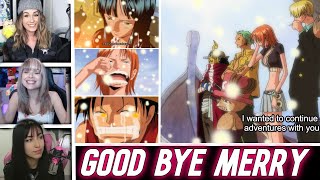 Good Bye Going Merry  One Piece  Girls Reaction Mashup [upl. by Eidahs]