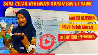 Cara Cetak Rekening Koran Bank BNI [upl. by Toole]