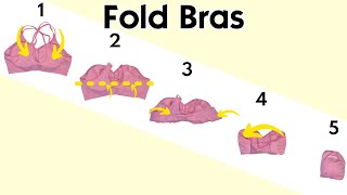 How to Fold Bras With Padding or Underwire [upl. by Lauer]