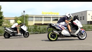 TEST TMAX 530 Vs BMW C600 SPORT MOSCATELLI STEP 4 [upl. by Bakeman]