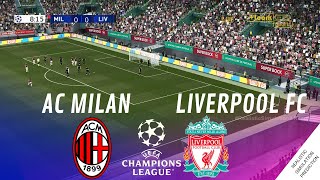 AC Milan vs Liverpool UEFA Champions League 2024 ⚽ eFootball simulation [upl. by Atikihs]